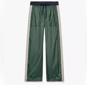 Zara Green Track Pants